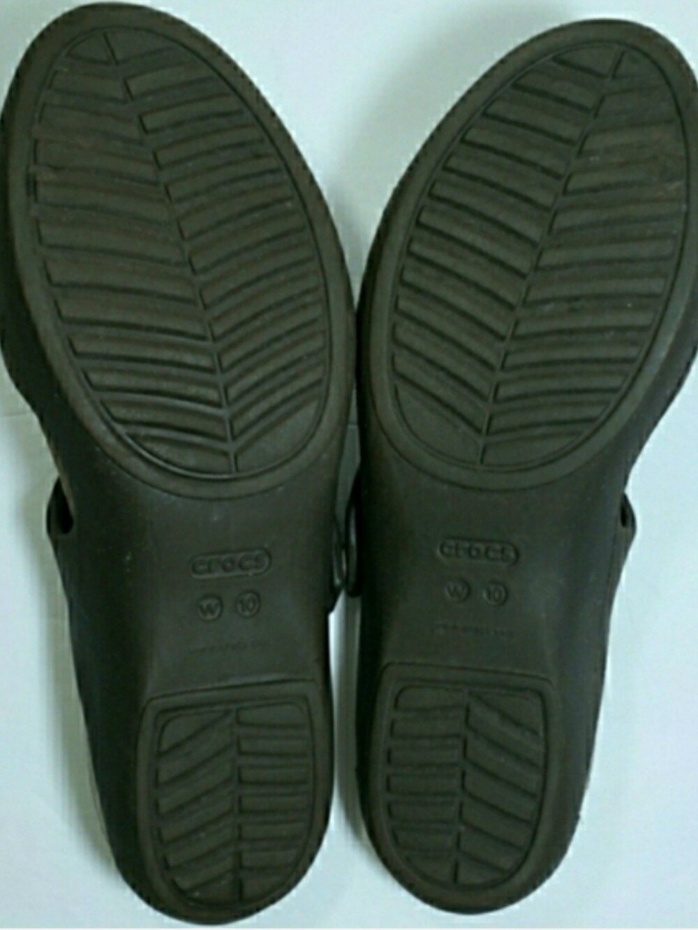 CROCS Slipon Foam Cushioned Wedge Heel Sandals - Picture 7 of 8